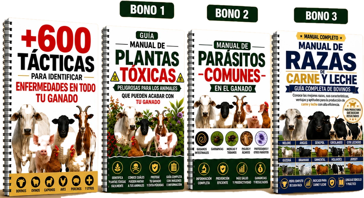 Combo completo: material principal y 3 bonos